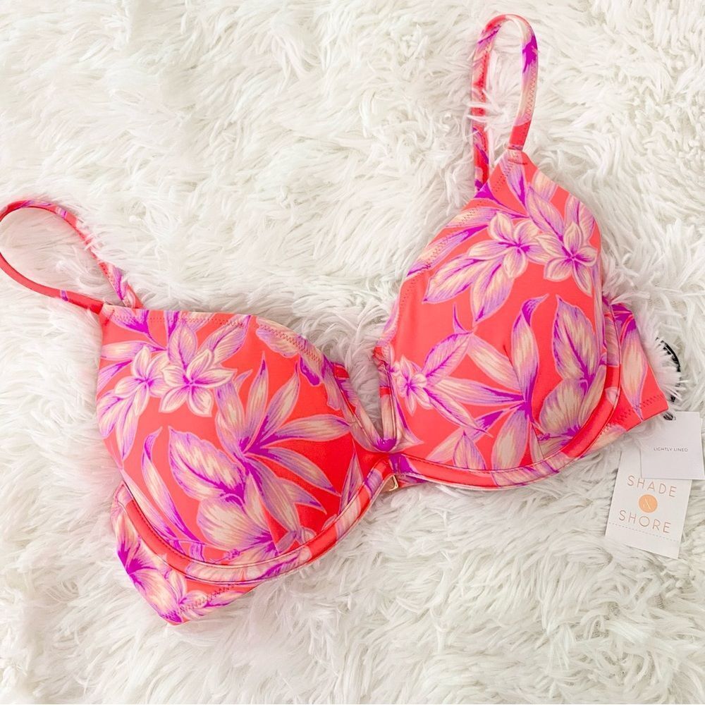 Shade & Shore Floral Bikini Top